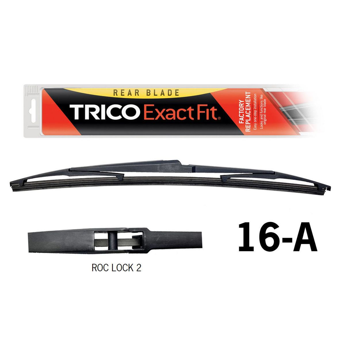 Trico Exact Fit Rear Wiper Blade 400mm 16-A