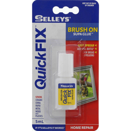 Selleys Quick Fix Brush On Supa Glue 5mL 100053
