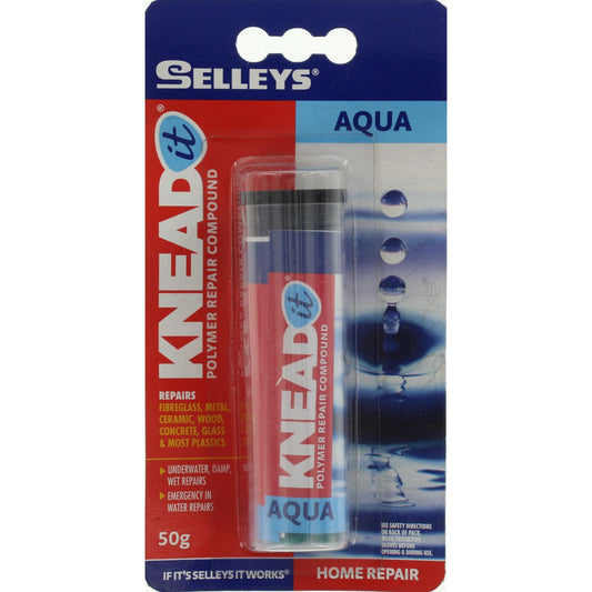Selleys Knead It Aqua Multi-Purpose Epoxy Putty 50g 100061