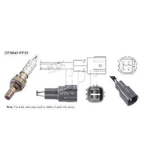 NTK Oxygen Lambda Sensor OZA642-EE13