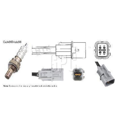 NTK Oxygen Lambda Sensor OZA669-EE98