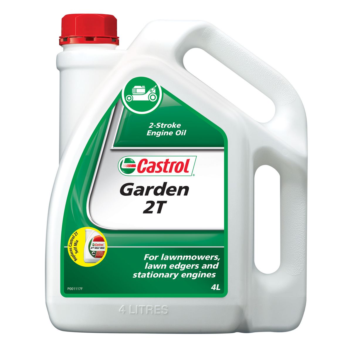 Castrol Lawnmower Oil 2T 2 Stroke 4L 3379987