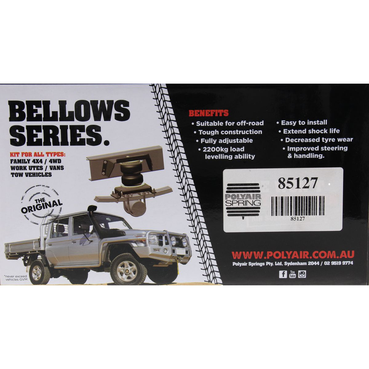 Narva Roof Clamp Strap Suits Ford Ranger 85127