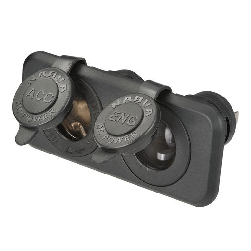 Narva Twin Flush Mount Socket Accessory/Engel 81141BL