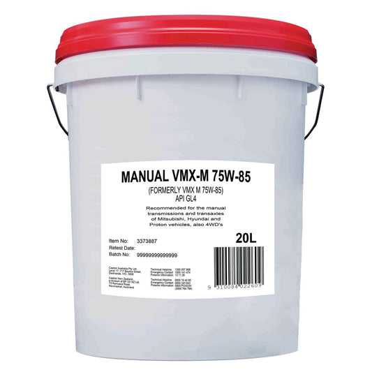 Castrol VMX Manual Transmission Fluid 75W-85 20L 3373887