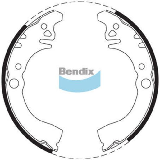 Bendix Brake Shoe Set BS1658