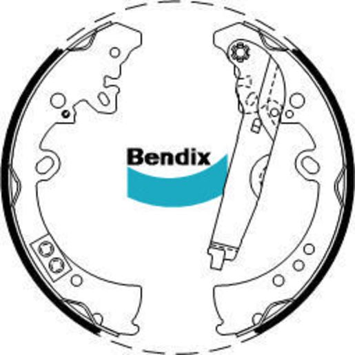 Bendix Brake Shoe Set BS5008