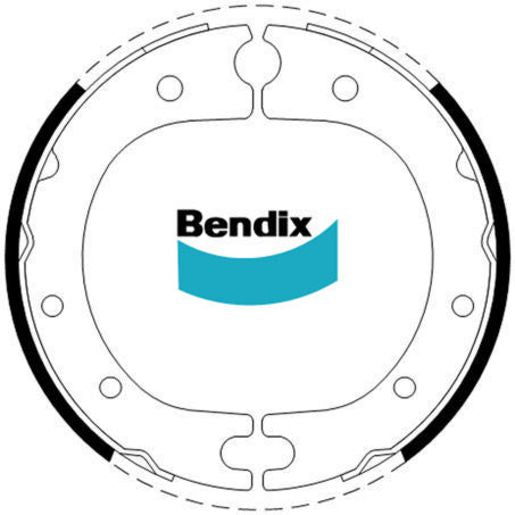 Bendix Park Brake Shoe Set BS1540