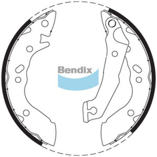 Bendix Brake Shoe Set BS1701