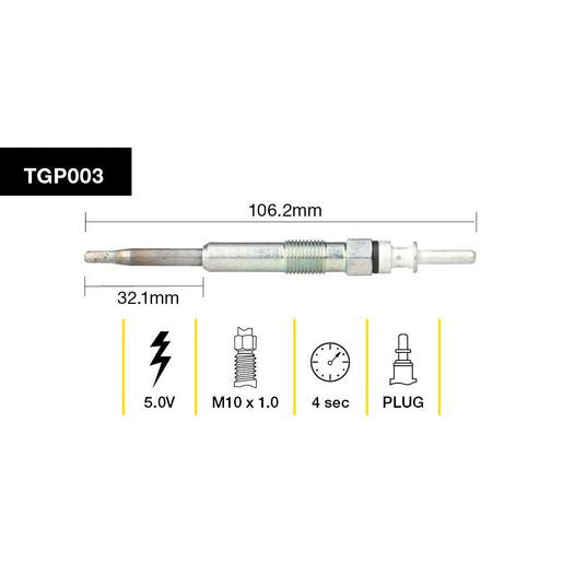 Tridon Glow Plug TGP003