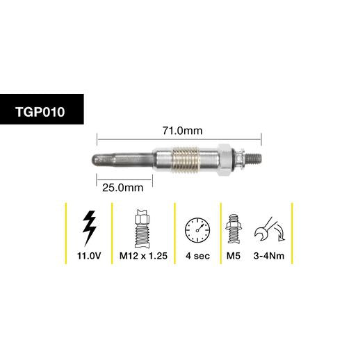Tridon Glow Plug TGP010