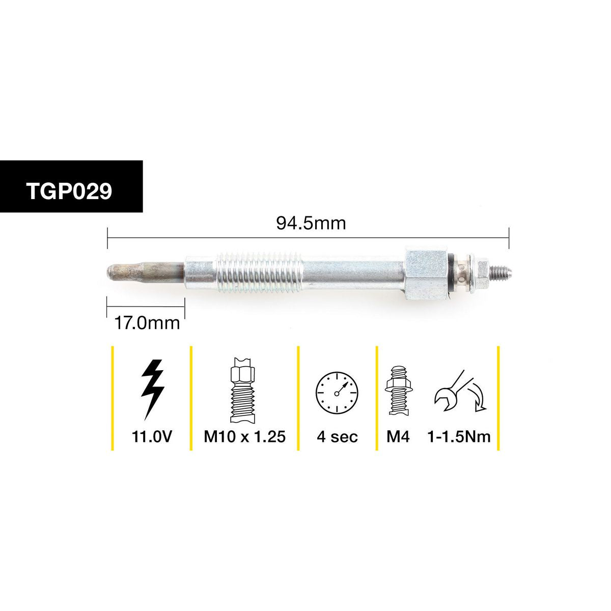 Tridon Glow Plug TGP029