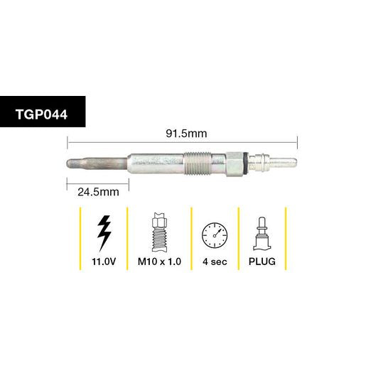 Tridon Glow Plug TGP044
