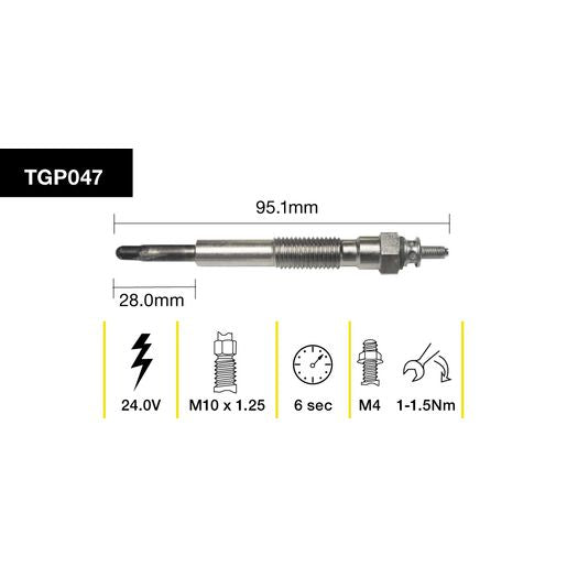 Tridon Glow Plug TGP047