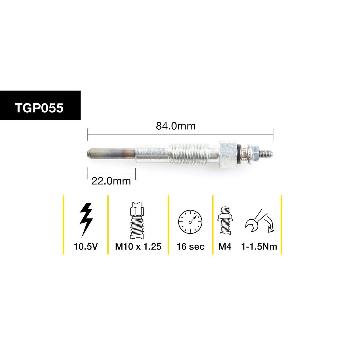 Tridon Glow Plug TGP055