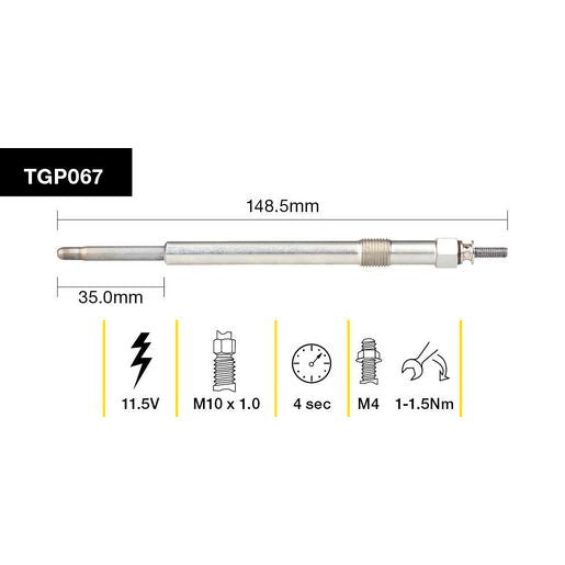 Tridon Glow Plug TGP067