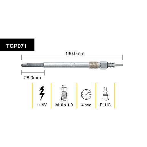 Tridon Glow Plug TGP071