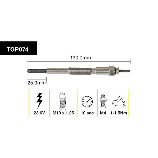 Tridon Glow Plug TGP074