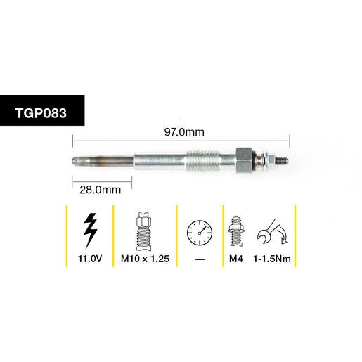 Tridon Glow Plug TGP083