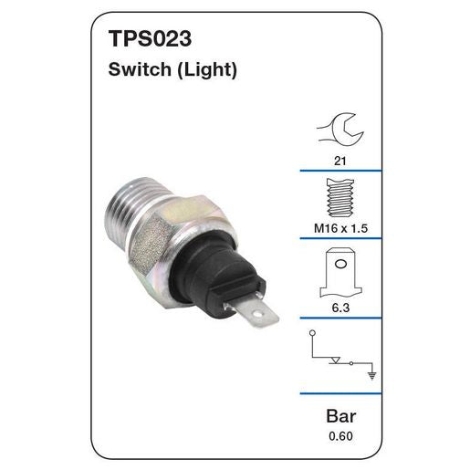 Tridon Oil Pressure Switch TPS023