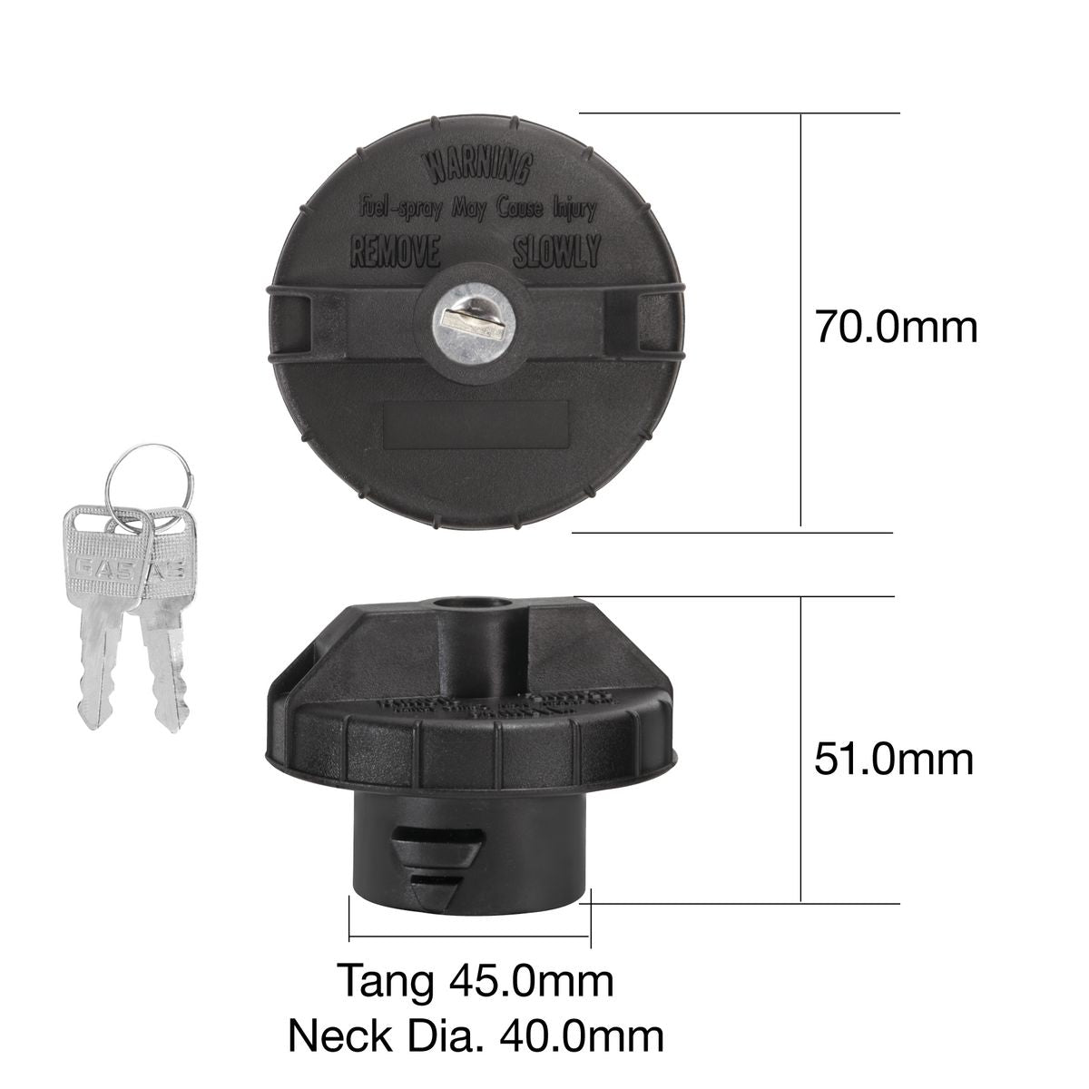 Tridon Fuel Cap (Locking) TFL232