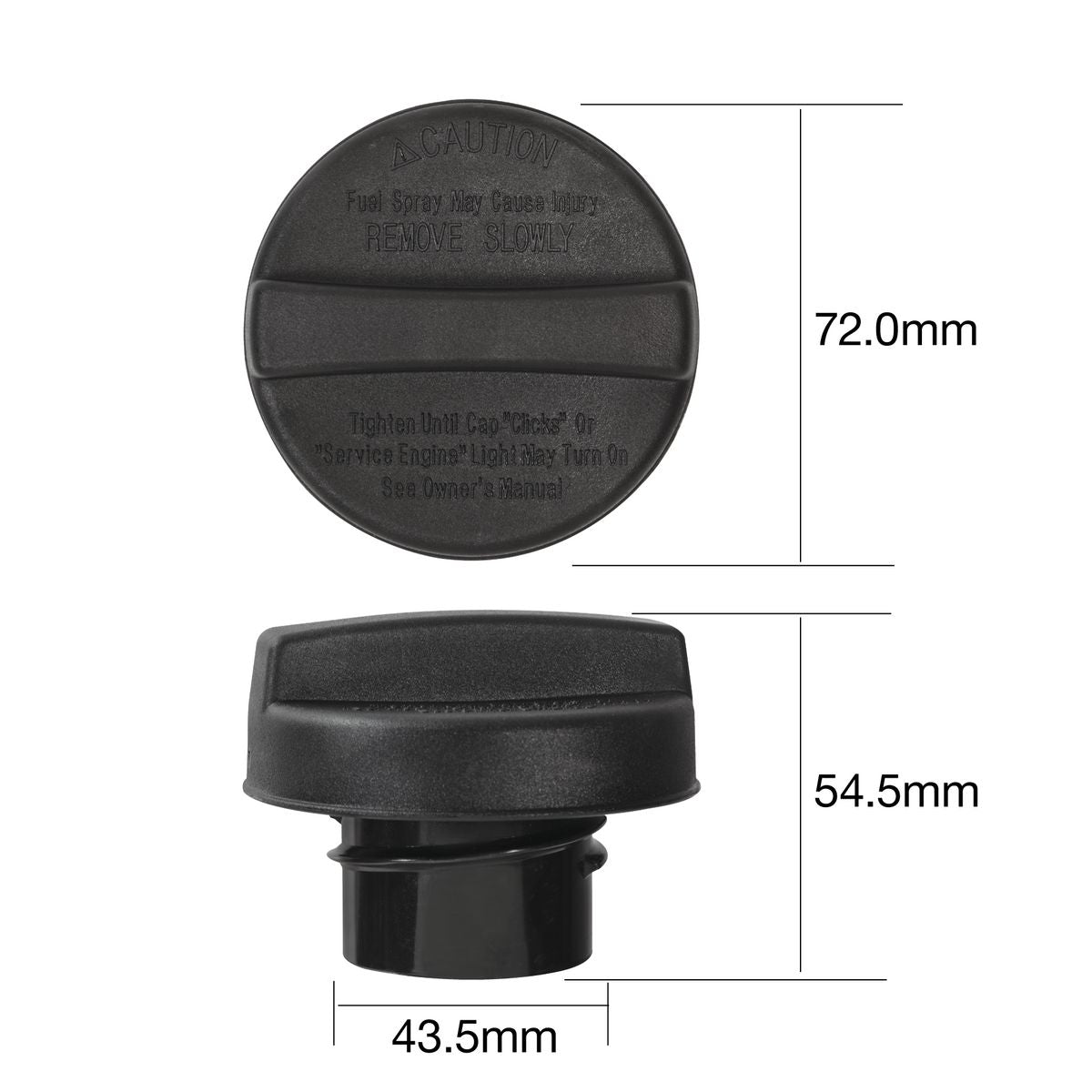 Tridon Fuel Cap (Non Locking) TFNL228