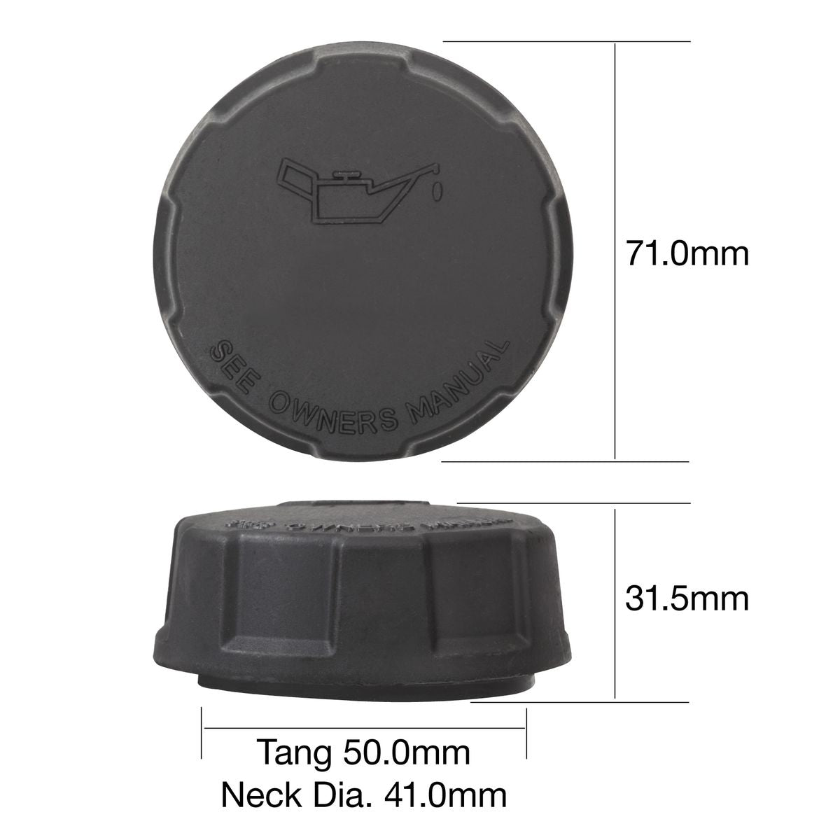 Tridon Oil Cap TOC533