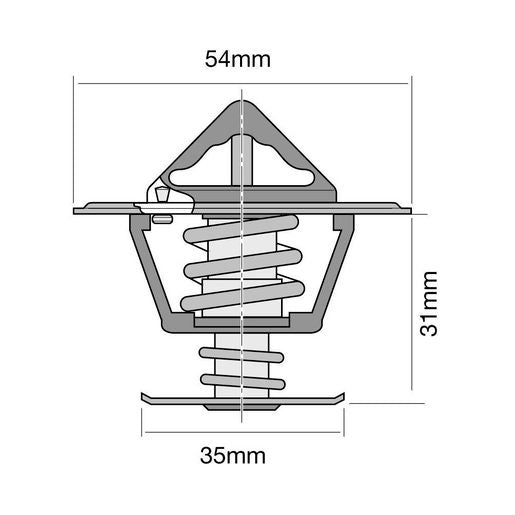 Tridon Thermostat (High Flow) TT2034-192