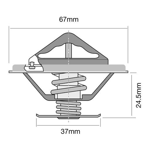 Tridon Thermostat Blister Pack (High Flow) TT247-195