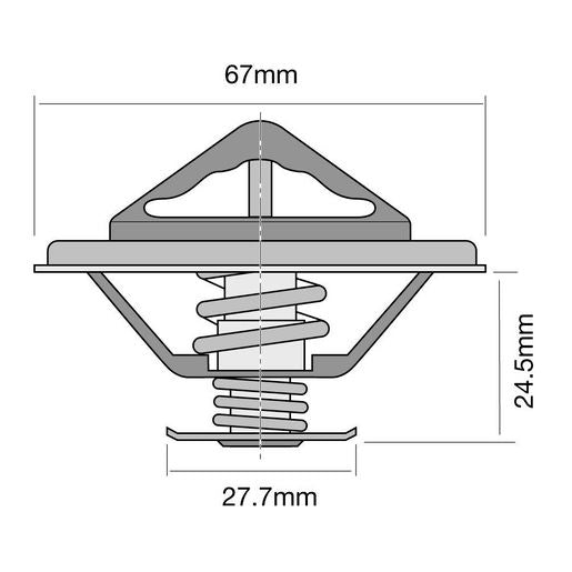 Tridon Thermostat (High Flow) TT249-170