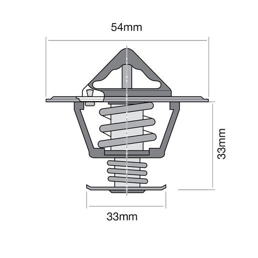 Tridon Thermostat (High Flow) TT329-180