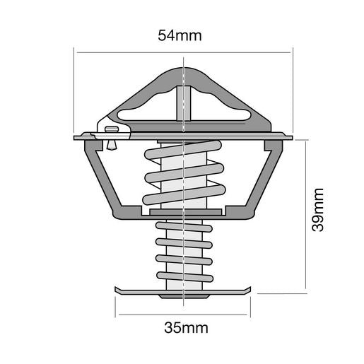 Tridon Thermostat (High Flow) TT354-192P