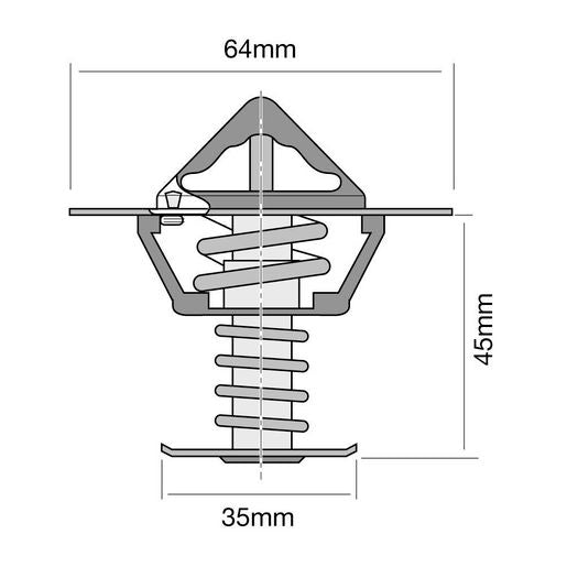 Tridon Thermostat Blister Pack (High Flow) TT378-170