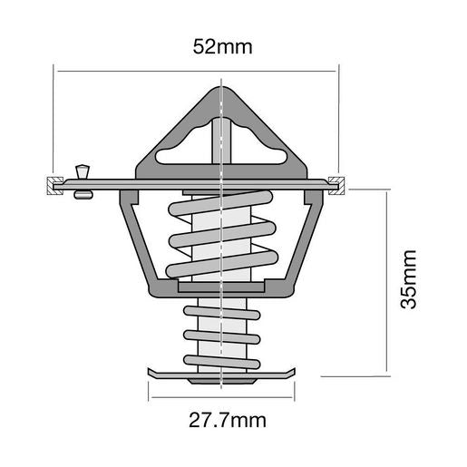 Tridon Thermostat (High Flow) TT446-192