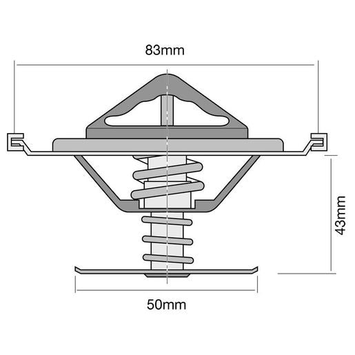 Tridon Thermostat Boxed (High Flow) TT519-180P