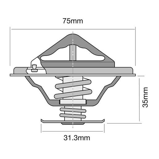 Tridon Thermostat Boxed TT8039-180P