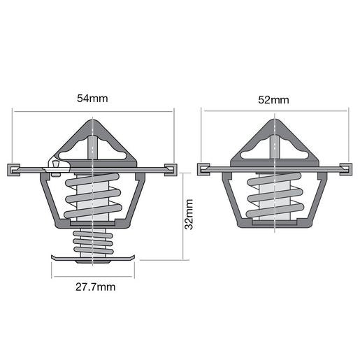 Tridon Thermostat Pair (High Flow) TTP1