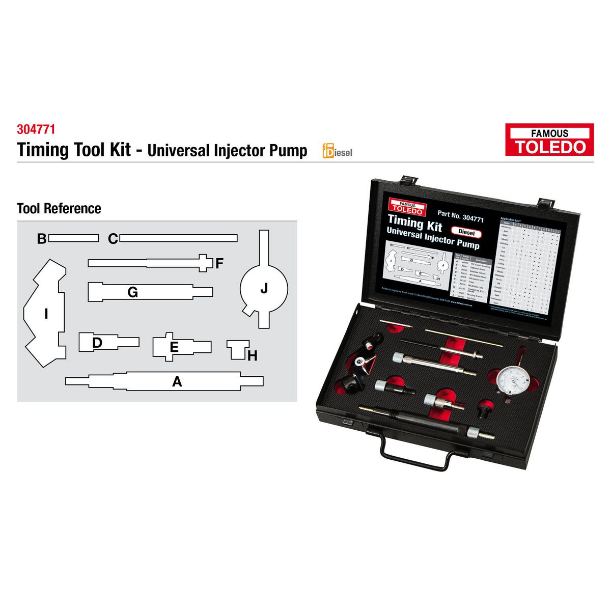 Toledo Timing Kit 304771