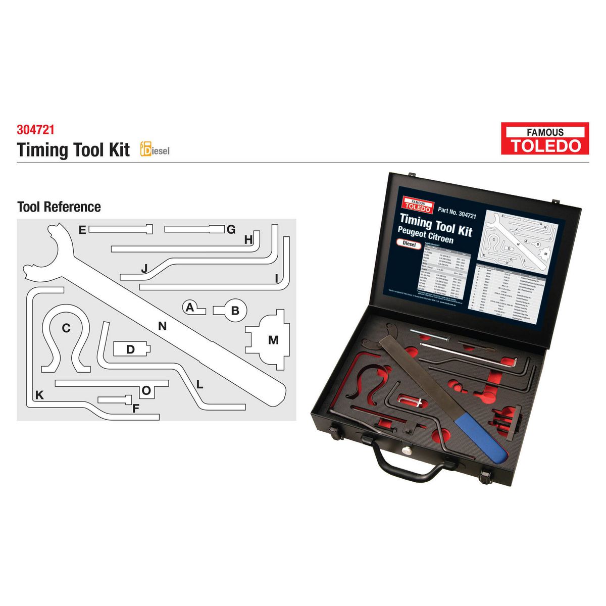 Toledo Timing Tool Kit 304721