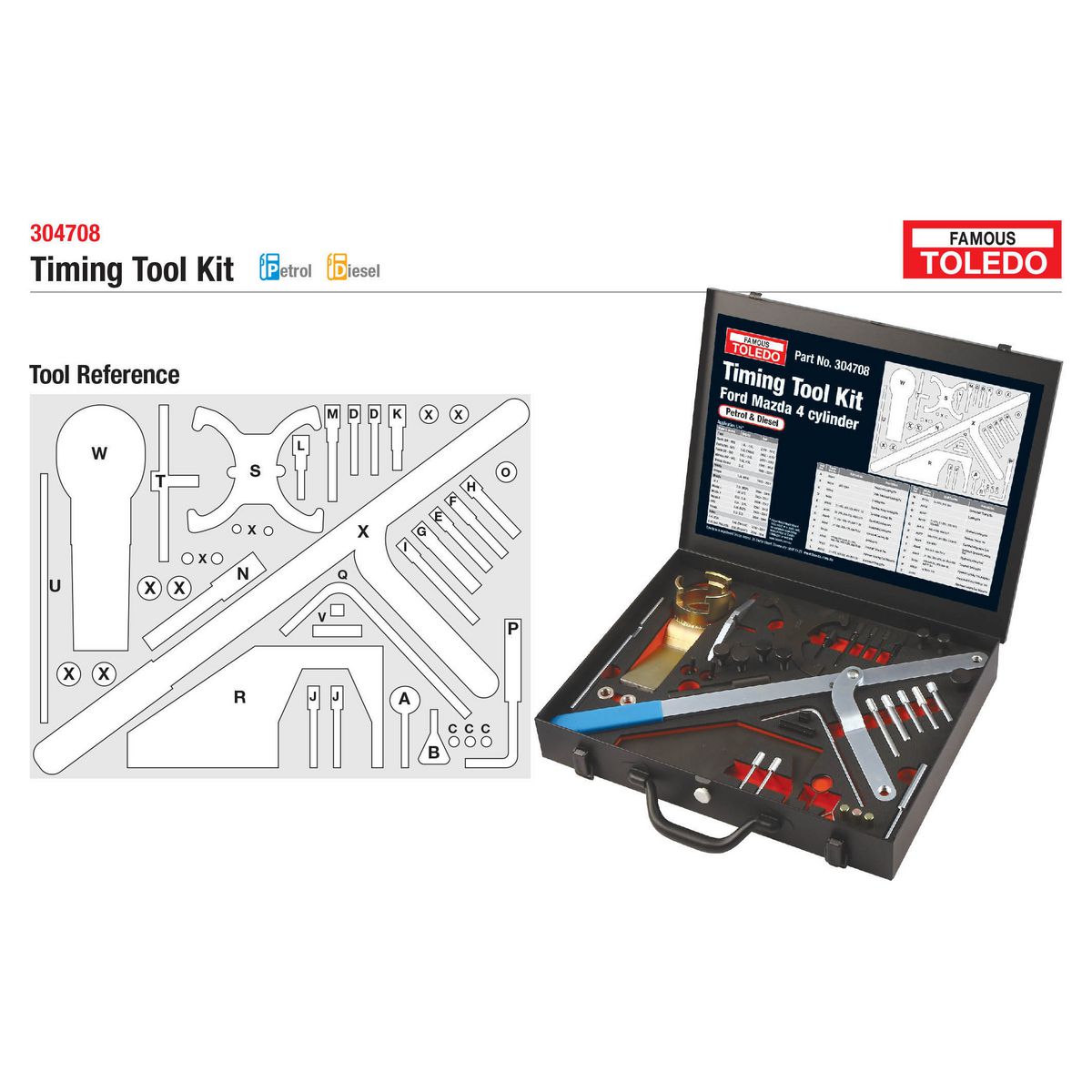 Toledo Timing Tool Kit 304708