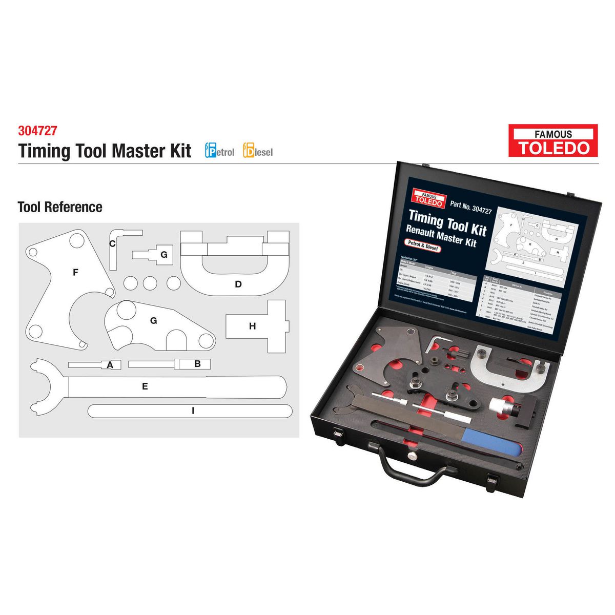 Toledo Timing Tool Kit 304727