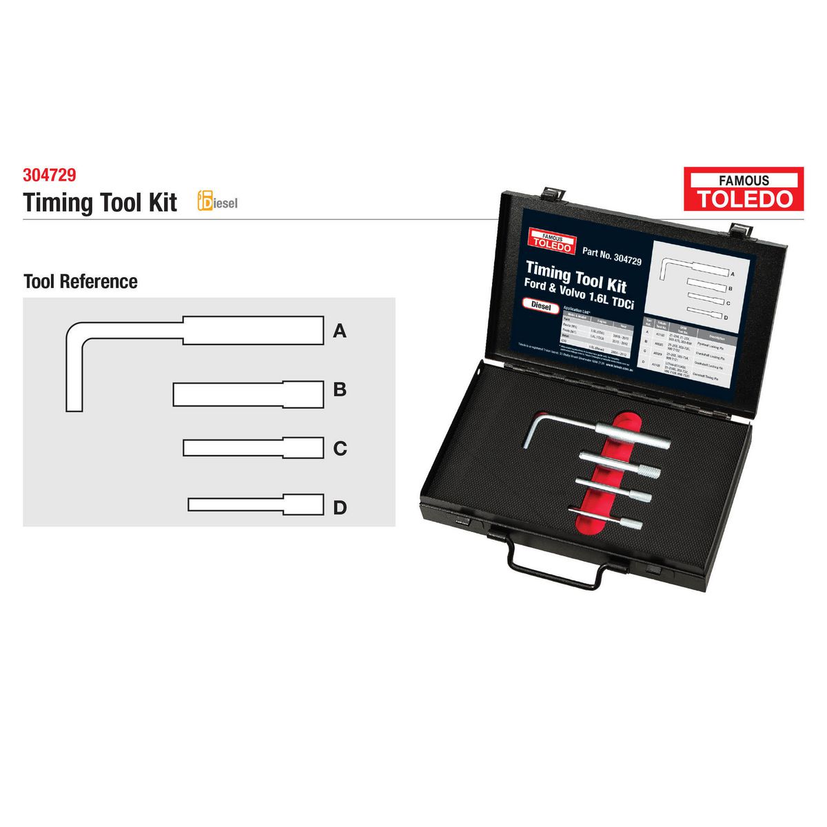 Toledo Timing Tool Kit 304729