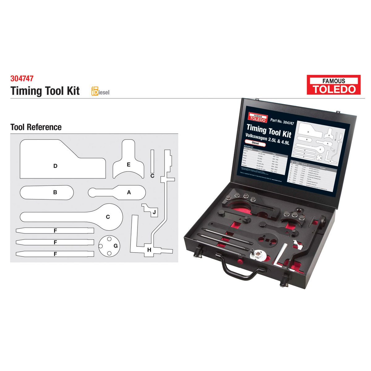 Toledo Timing Tool Kit 304747