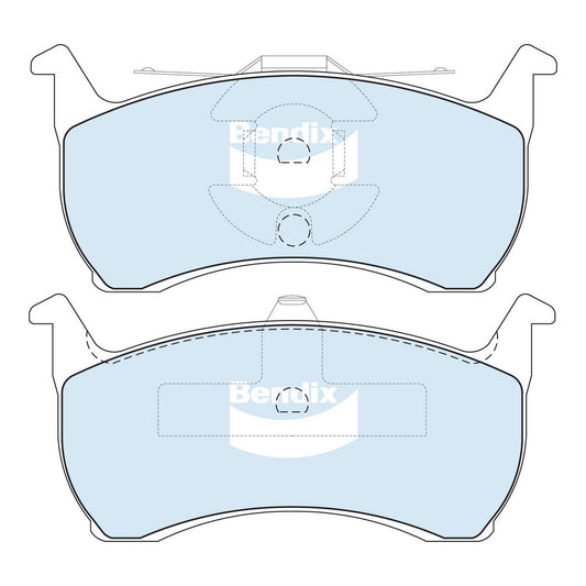 ACDelco Durastop Brake Pad Set ACD1026