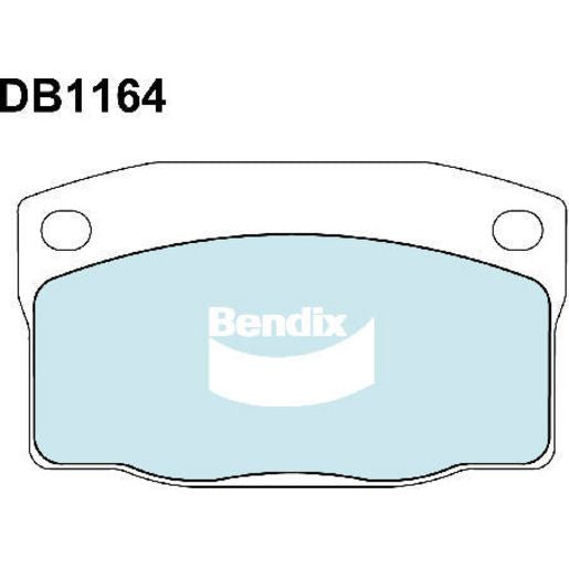 Bendix Heavy Duty Brake Pad Set Front DB1164 HD