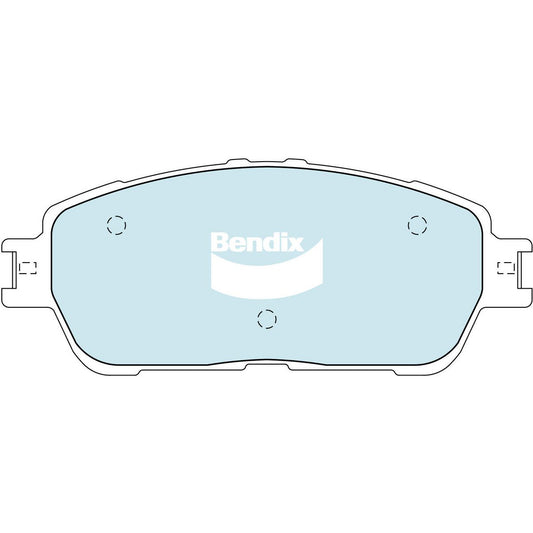 Bendix Heavy Duty Brake Pad Set Front DB1490 HD