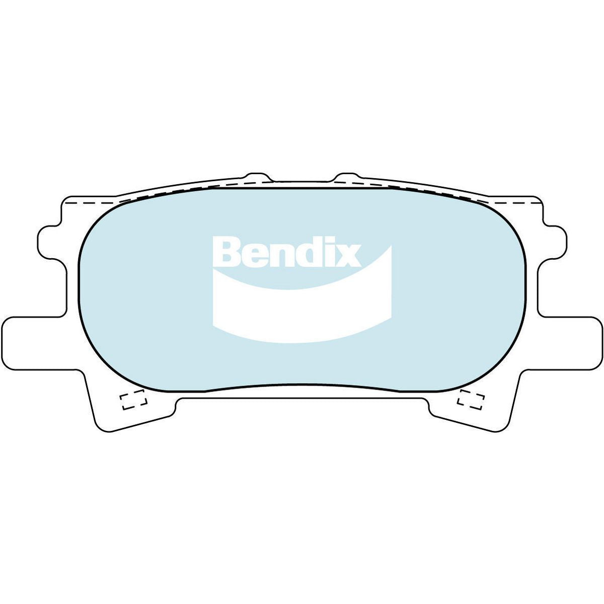 Bendix Heavy Duty Brake Pad Set Rear DB1518 HD