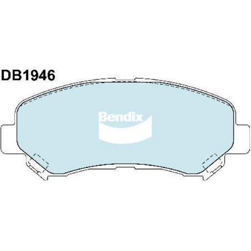 Bendix General CT Brake Pad Set Front DB1946 GCT