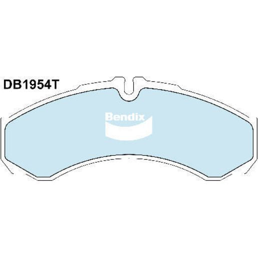 Bendix Heavy Duty Brake Pad Set DB1954T HD