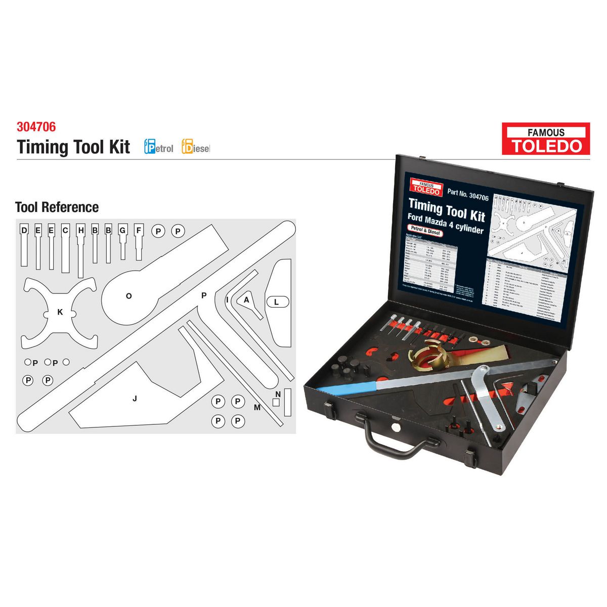 Toledo Timing Tool Kit 304706